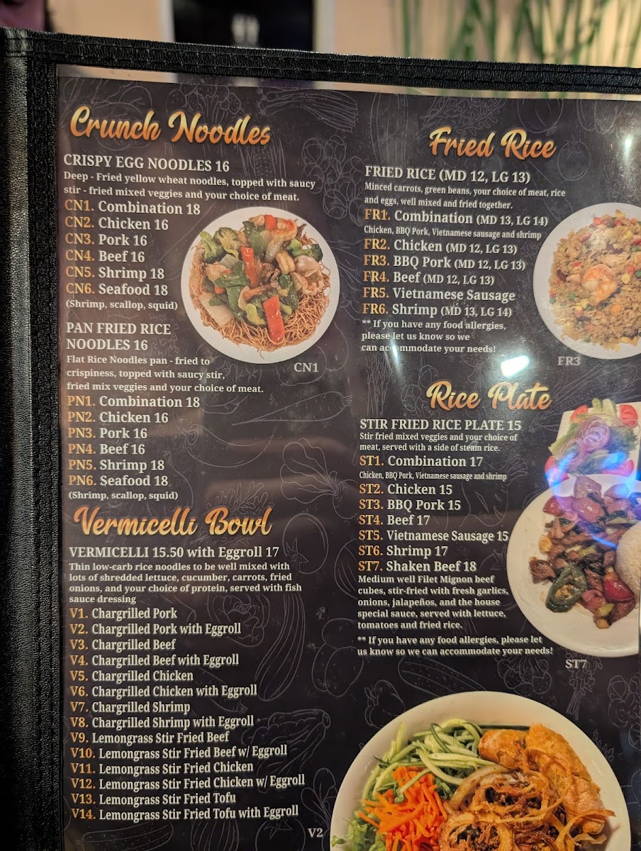 Menu Fabulous Pho Vietnamese Restaurant-1