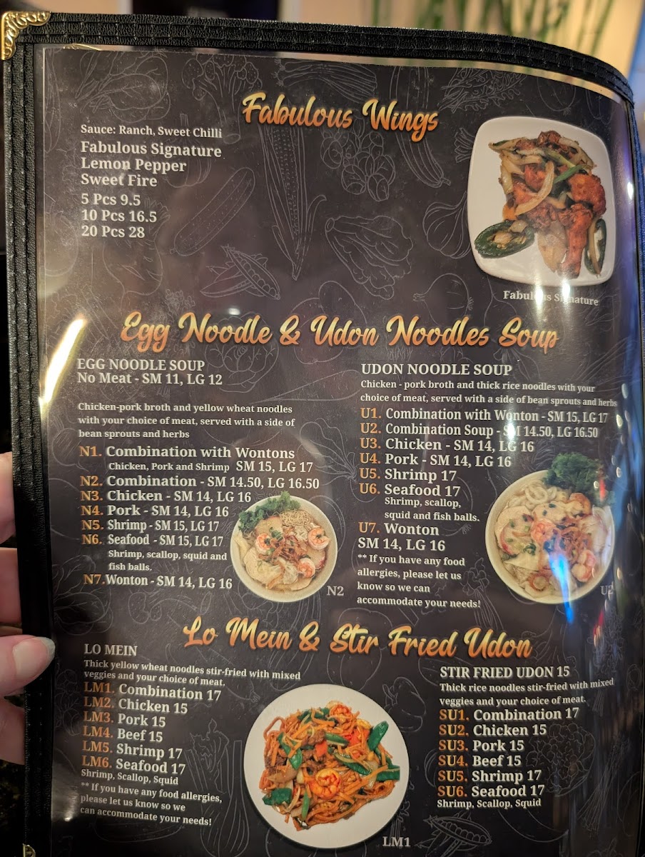 Menu Fabulous Pho Vietnamese Restaurant-3