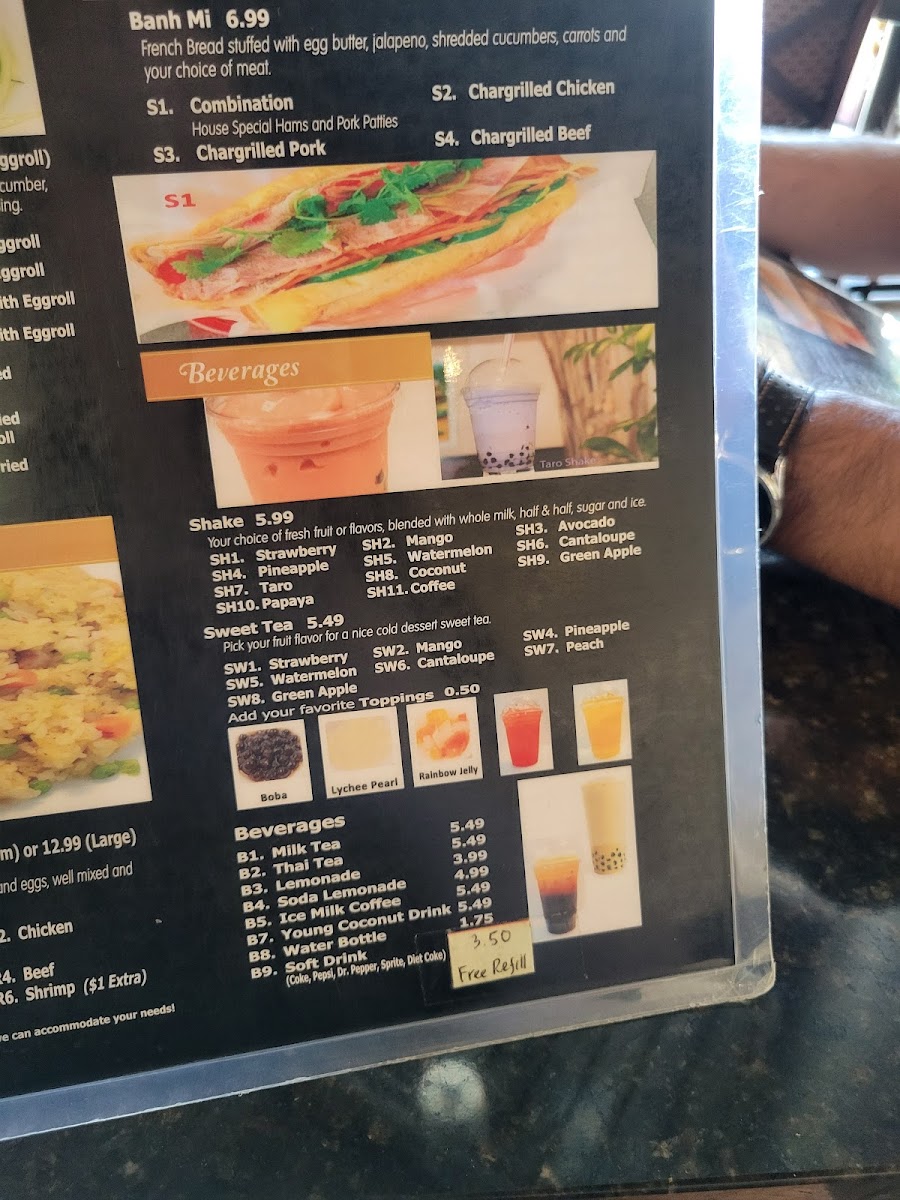 Menu Fabulous Pho Vietnamese Restaurant-9